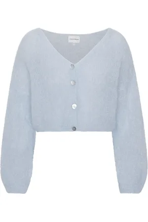 American Dreams Dames, Truien, Blauw, Maat: L Mohair