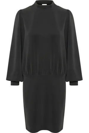 My Essential Wardrobe Dames, Jurken, Zwart, Maat: L