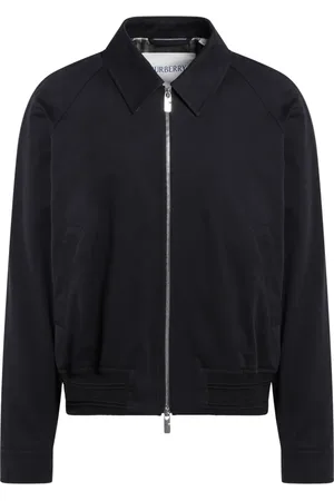 Burberry Heren, Jassen, Blauw, Maat: L Katoen