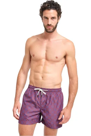 PENINSULA Heren, Badkleding, Paars, Maat: 2XL Poliester