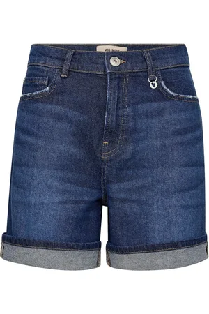 Mos Mosh Dames, Korte broeken, Blauw, Maat: W28 Denim