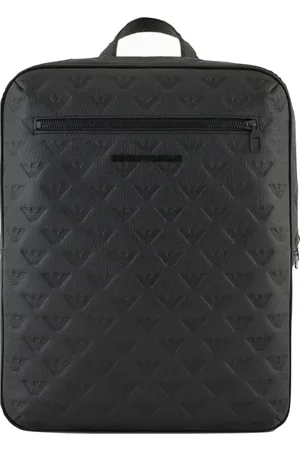 Emporio Armani Unisex, Tassen, Zwart, Maat: ONE Size Leer