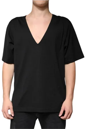 Dolce & Gabbana Heren, Tops, Zwart, Maat: 2XL Katoen