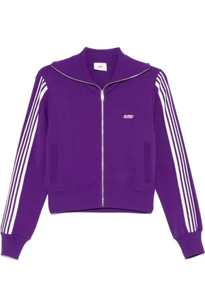 Autry Dames, Sweatshirts & Hoodies, Paars, Maat: L Katoen