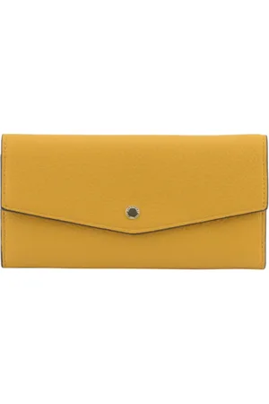 Pourchet Paris Dames, Accessoires, Geel, Maat: ONE Size Leer