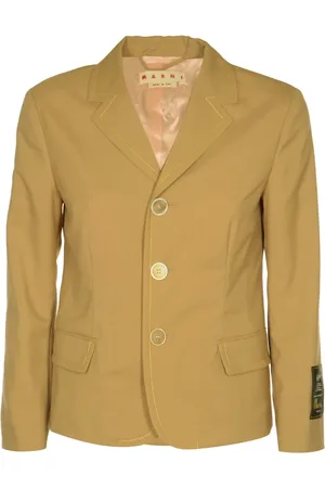 Marni Dames, Jassen, Bruin, Maat: S Leer