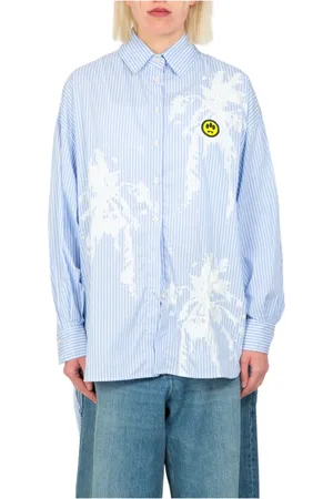 BARROW Dames, Blouses & Shirts, Veelkleurig, Maat: M Katoen