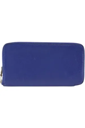 Hermès Dames, Pre-owned, Blauw, Maat: ONE Size Leer