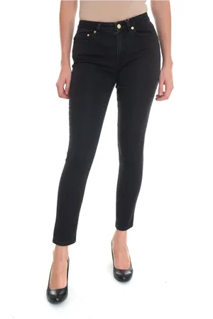 Michael Kors Dames, Jeans, Zwart, Maat: 3XS Katoen