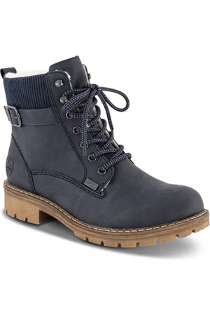 Rieker Dames, Schoenen, Blauw, Maat: 39 EU Leer