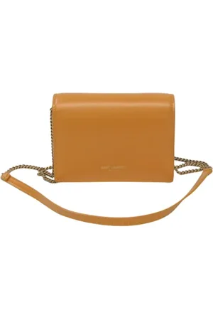 Saint Laurent Dames, Pre-owned, Bruin, Maat: ONE Size Leer