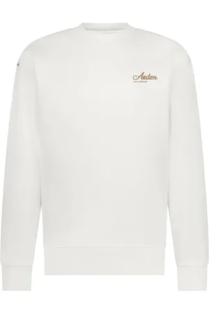 Aeden Heren, Sweatshirts & Hoodies, Wit, Maat: S