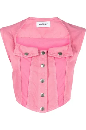 AMBUSH Dames, Tops, Roze, Maat: S Katoen