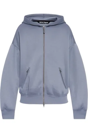 Palm Angels Heren, Sweatshirts & Hoodies, Grijs, Maat: M