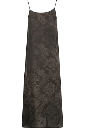 UMA WANG Dames, Jurken, Bruin, Maat: L Viscose