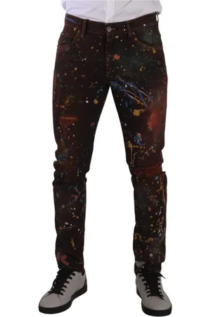 Dolce & Gabbana Heren, Jeans, Veelkleurig, Maat: M Katoen