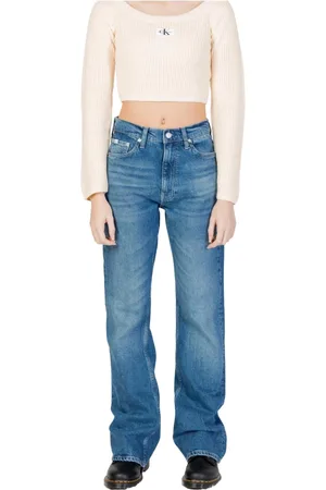 Calvin Klein Dames, Jeans, Blauw, Maat: W32 L32 Katoen