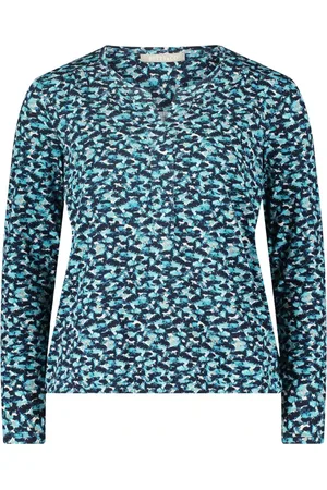 Betty & Co Dames, Blouses & Shirts, Blauw, Maat: S