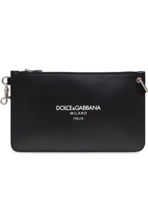 Dolce & Gabbana Heren, Tassen, Zwart, Maat: ONE Size Leer