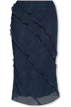 Samsøe Samsøe Dames, Rokken, Blauw, Maat: 2XS