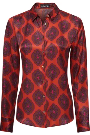 Van Laack Dames, Blouses & Shirts, Rood, Maat: M