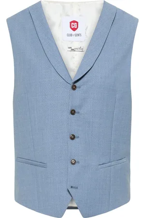 Club of Gents Heren, Pakken, Blauw, Maat: XL Wol