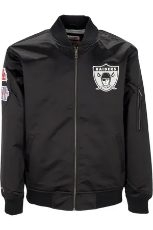 Mitchell & Ness Heren, Jassen, Zwart, Maat: XL Satijn