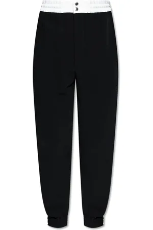 Alexander McQueen Heren, Broeken, Zwart, Maat: L Wol