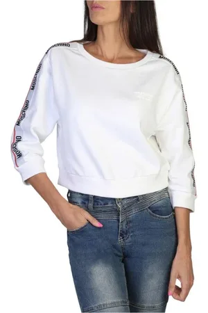 Moschino Dames, Sweatshirts & Hoodies, Wit, Maat: M