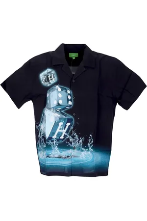 Huf Heren, Overhemden, Zwart, Maat: XL Leer