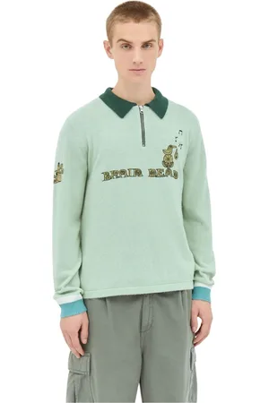 Brain Dead Heren, Sweatshirts & Hoodies, Groen, Maat: S Wol