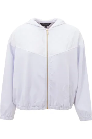 Armani Exchange Dames, Jassen, Wit, Maat: S Viscose