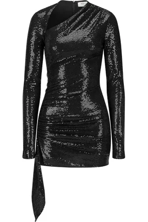 Nicowa Dames, Jurken, Zwart, Maat: M Jersey