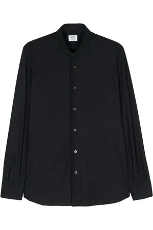 MAZZARELLI Heren, Overhemden, Zwart, Maat: M