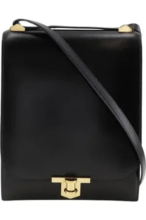Hermès Dames, Pre-owned, Zwart, Maat: ONE Size Leer