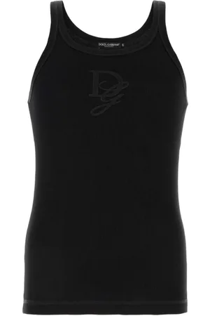 Dolce & Gabbana Heren, Tops, Zwart, Maat: L Katoen