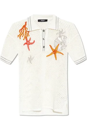VERSACE Dames, Tops, , Maat: 2XS Katoen