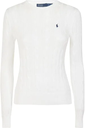 Ralph Lauren Dames, Truien, Wit, Maat: L Katoen