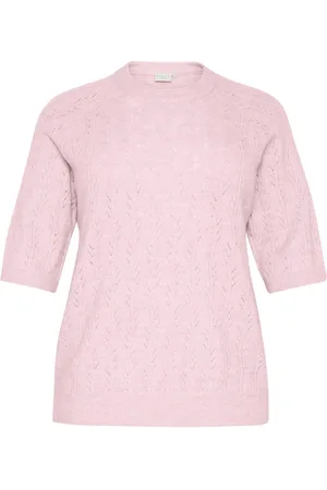 Kaffe Dames, Truien, Roze, Maat: S Wol