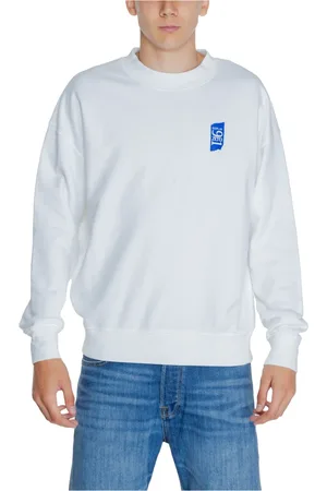 Replay Heren, Sweatshirts & Hoodies, Wit, Maat: L Katoen