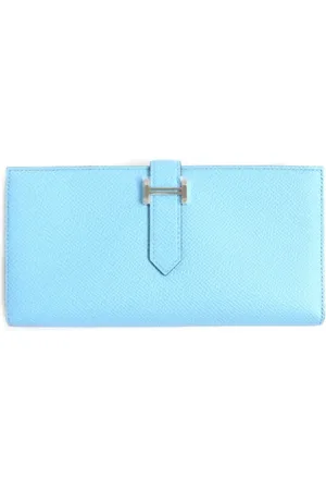 Hermès Dames, Pre-owned, Blauw, Maat: ONE Size Leer