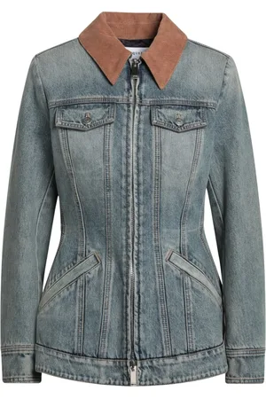 Alexander McQueen Dames, Jassen, Blauw, Maat: XS Denim