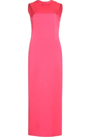 VERSACE Dames, Jurken, Roze, Maat: S Viscose