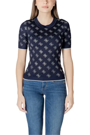 Guess Dames, Truien, Blauw, Maat: S Viscose