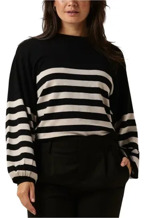 Minus Dames, Truien, Zwart, Maat: XS