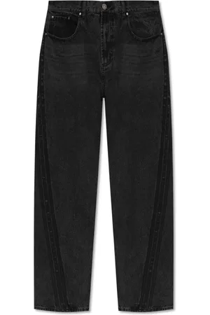 adidas Heren, Jeans, Zwart, Maat: W34 Katoen