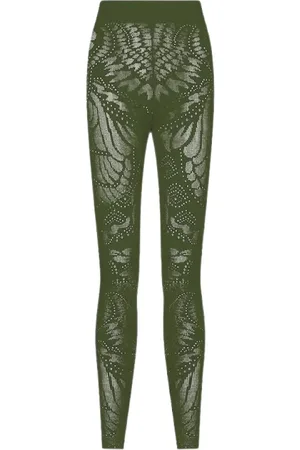 Mes Demoiselles Dames, Broeken, Groen, Maat: S Viscose