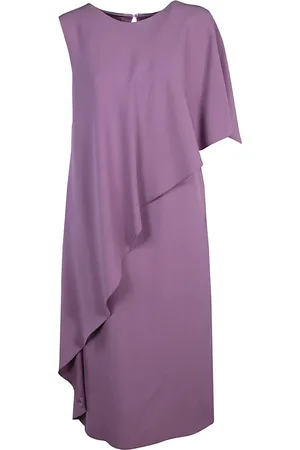 Alberta Ferretti Dames, Jurken, Paars, Maat: M Viscose