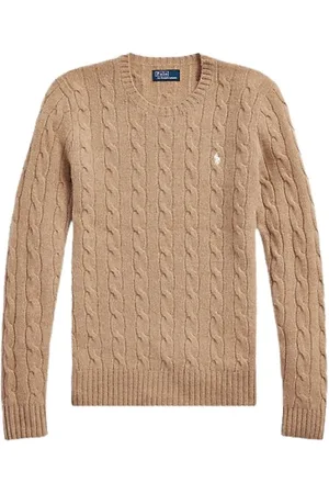 Ralph Lauren Dames, Truien, Bruin, Maat: 2XL Kasjmier