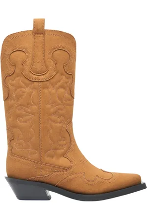 Ganni Dames, Schoenen, Bruin, Maat: 39 EU Leer